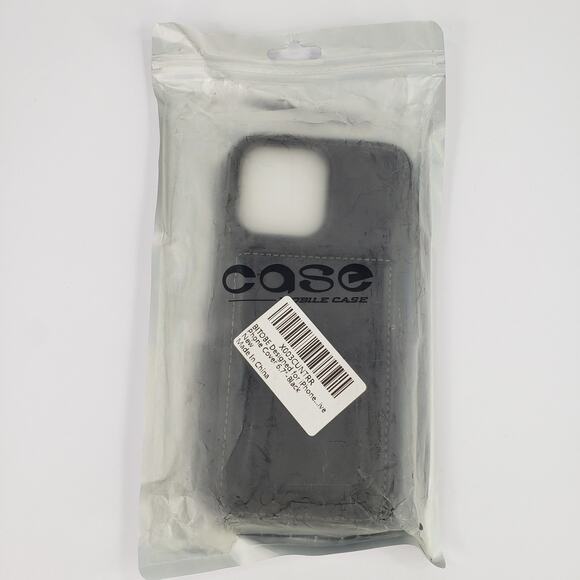 iPhone 14 Plus Black Case & Screen Protector with Wallet ID Card Holder - Picture 4 of 6